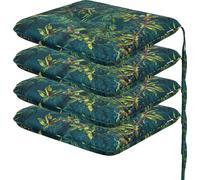 Set de coussins d'assise "Bella" - pack de 4 - 50×43 cm réversible, résistant aux intempéries & confortable | Coussin pour chaise longue, rembourrage, canapé | PillowPrim