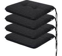 Set de coussins d'assise "Bella" - pack de 4 - 50×43 cm réversible, résistant aux intempéries & confortable | Coussin pour chaise longue, rembourrage, canapé | PillowPrim