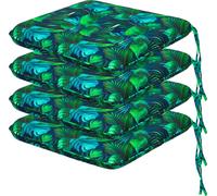 Set de coussins d'assise "Bella" - pack de 4 - 50×43 cm réversible, résistant aux intempéries & confortable | Coussin pour chaise longue, rembourrage, canapé | PillowPrim