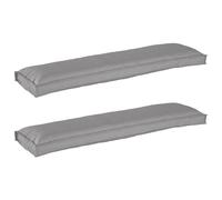 Vidaxl Coussins De Palette Pour Banc, 2 Pcs, Rouge Vin, 150 X 40 X 8 Cm, En Tissu Oxford