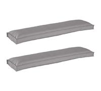 Vidaxl Coussins De Palette Pour Banc 2 Pcs Motif De Feuilles 150x40x8 Cm Tissu Oxford