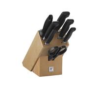 ZWILLING Bloc de Couteaux (8 pièces), Hêtre, série Four Star