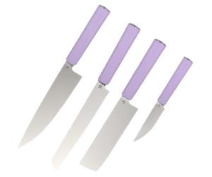Set de Couteaux Butterfork Mist Violet, AR-RPM9, Fourreau en Chêne