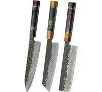 Set de couteaux de cuisine Damas Seiryu - Multi-coloured KP37549