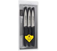 Set De Couteaux Mondadores Arcos Nova 189100 Acier Inoxydable Nitrum Et Mango Polypropylène Noir 6 Pièces Sous Blister.