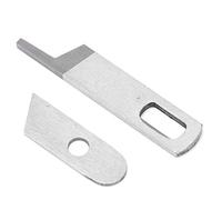 Set de Couteaux Supérieur et Inférieur pour Surjeteuse Compatible avec Lames de Machine à Coudre Multifonctionnelles pour Usage Domestique