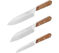 Tefal - Set de couteaux Collection Paul Bocuse K422S304 - 3 pièces Bois de hêtre verni