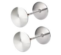 Set de couvercles de trou de poignée de porte, bouchon de porte rond décoratif, remplisseur de trou métallique, plaque de couverture pour poignée de porte, réparation de trou de serrure et de porte