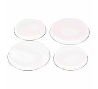Set de Couvercles Plaques Cuisinière 19041 4teilig Blanc Emallie Ø 16 CM & Ø 20