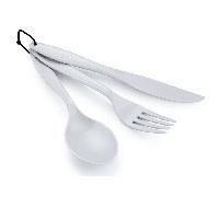 Set de couverts à anneau GSI Outdoors 3 pièces Gris