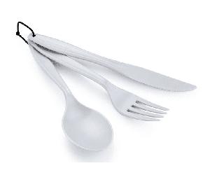 Set de couverts à anneau GSI Outdoors 3 pièces Gris