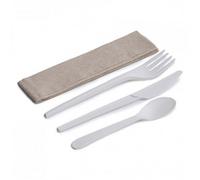 Set de Couverts avec Emballage Recyclable - 50 sets emballés individuellement