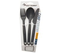 Sea to Summit Camp Cutlery 3 Piece Set de couverts Taille unique Gris
