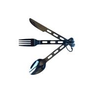 Set de couverts de camping - O'Camp - Gris - Adulte - Mixte