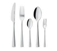 Set de Couverts de Table pour 6 Personnes en Acier Inoxydable Argenté