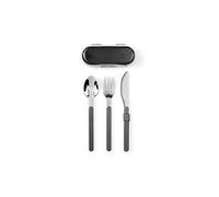 Livoo - Set de couverts démontables MEN407G - fourchette, couteau, cuillière, acier inxydable, demontale, compact, boite transport