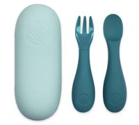 Set de couverts en silicone bleu