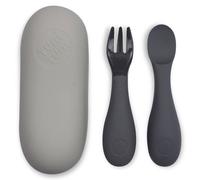 Set de couverts en silicone gris