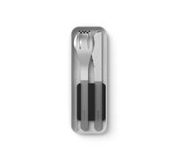 Set de couverts inox avec boîtier noir