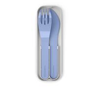 Set De Couverts Plastique Végétal Pocket Color Bleu Infinity TU