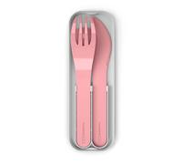 Set de couverts plastique végétal pocket rose blush TU