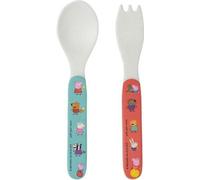 Petit Jour Paris - PI703K - Set de 2 couverts Peppa Pig - Adapté aux petites mains
