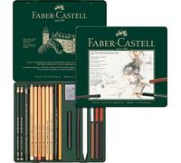 Set De Crayon Pitt Monochrome, Boîte Métal De 21