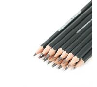 Set de crayons de dessin, Set de crayons de graphite, pour le dessin d'art, l'esquisse, l'ombrage, 14pcs (12B 10B 8B 7B 6B 5B 4B 3B 2B HB 2H 4H 6H)