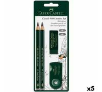 Set de crayons Faber-Castell noir 5 pièces