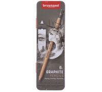Bruynzeel Boîte à crayons Expression Graphite – 6 pièces