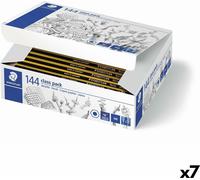 Set de crayons Staedtler NORIS HB hexagonal HB 144 pièces (7 pièces)