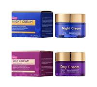 Set De Crème Essence Jour Et Nuit, Crème De Jour Pour Éclaircissement Et Hydratation Profonde, Crème De Nuit Anti-Rides Et Réparation Cutanée, Soin Complet Pour Une Peau Lumineuse Et Régénérée