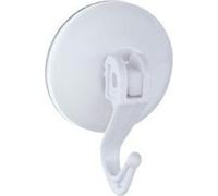 Set de crochets à ventouse - salle de bain & cuisine - Ø 4cm, blanc, 2 pièces