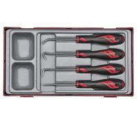 Set de crochets et poinçons TT1 tray 35°- 125° 4 pièces Teng Tools TTMDP
