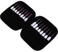 Set de crochets,Set d'outils de tricot,Crochets ergonomiques,Outils de tricot DIY,Set de crochets en aluminium,Crochets ergonomiques pour dentelle
