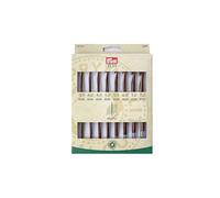 Set de crochets tunisien Natural interchangeable du n°3,5 à 8 -(...) - Marron