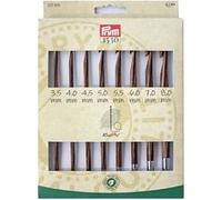 Set de crochets tunisien Natural interchangeable du n°3,5 à 8 - Prym(...) - Marron Marron G