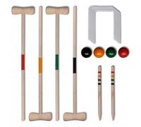 Set De Croquet En Bois 4 Joueur Multicolore