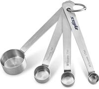Set de cuillères à mesurer en acier inoxydable Zyliss - 4 pièces d'ustensiles de cuisine