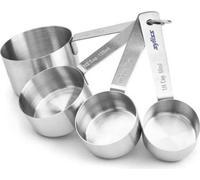 Set de cuillères à mesurer en acier inoxydable Zyliss - 4 pièces - Ustensiles de cuisine pour des mesures précises
