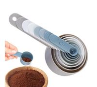 Set De Cuillères De Mesure - 8 Pièces Scoops De Cuisson Empilables - Cuillères À Mesurer Chef À Long Manche Avec Échelle,Pour Assaisonnement Lait En Poudre Cuisine Chef À Domicile Pâte
