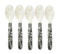 Set De Cuillères De Nacre | Élégant Couvert De Caviar Avec Poignée | Outils Premium De 5 Pièces Pour Oeufs, Dessert, Glaces, Dégustation, Gourmet, Vaisselle Pour Fêtes, B