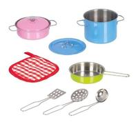 Gollnest & Kiesel – Ustensiles de cuisine – goki 51467 – Lot de 9 colorés pour enfants dès 3 ans