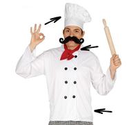 Set De Cuisine: Bonnet, Écharpe Et Veste (Taille Sans Taille) Multicolore