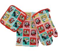 Set de cuisine Disney - Gant de cuisine, gant de four et tablier pour les petits cuisiniers Coloré