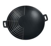 Set de cuisine - KELA - Set wok asiatique 5 pièces - Fonte noire - Ø 36 cm - Compatible tous feux