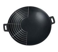 Set de cuisine - KELA - Set wok asiatique 5 pièces - Fonte noire - Ø 36 cm - Compatible tous feux Noir G