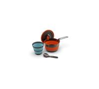 Sea To Summit - Ensemble d'accessoires de cuisine - Frontier UL Collapsible One Pot Cook Set 1L (3 Pcs) en Silicone - Orange Orange