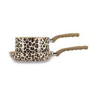 Set de Cuisson Poêle 24 cm et Casserole 18 cm Léopard MENASTYL