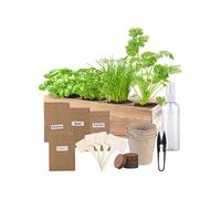 : Set de culture d'aromates avec 4 aromates et accessoires